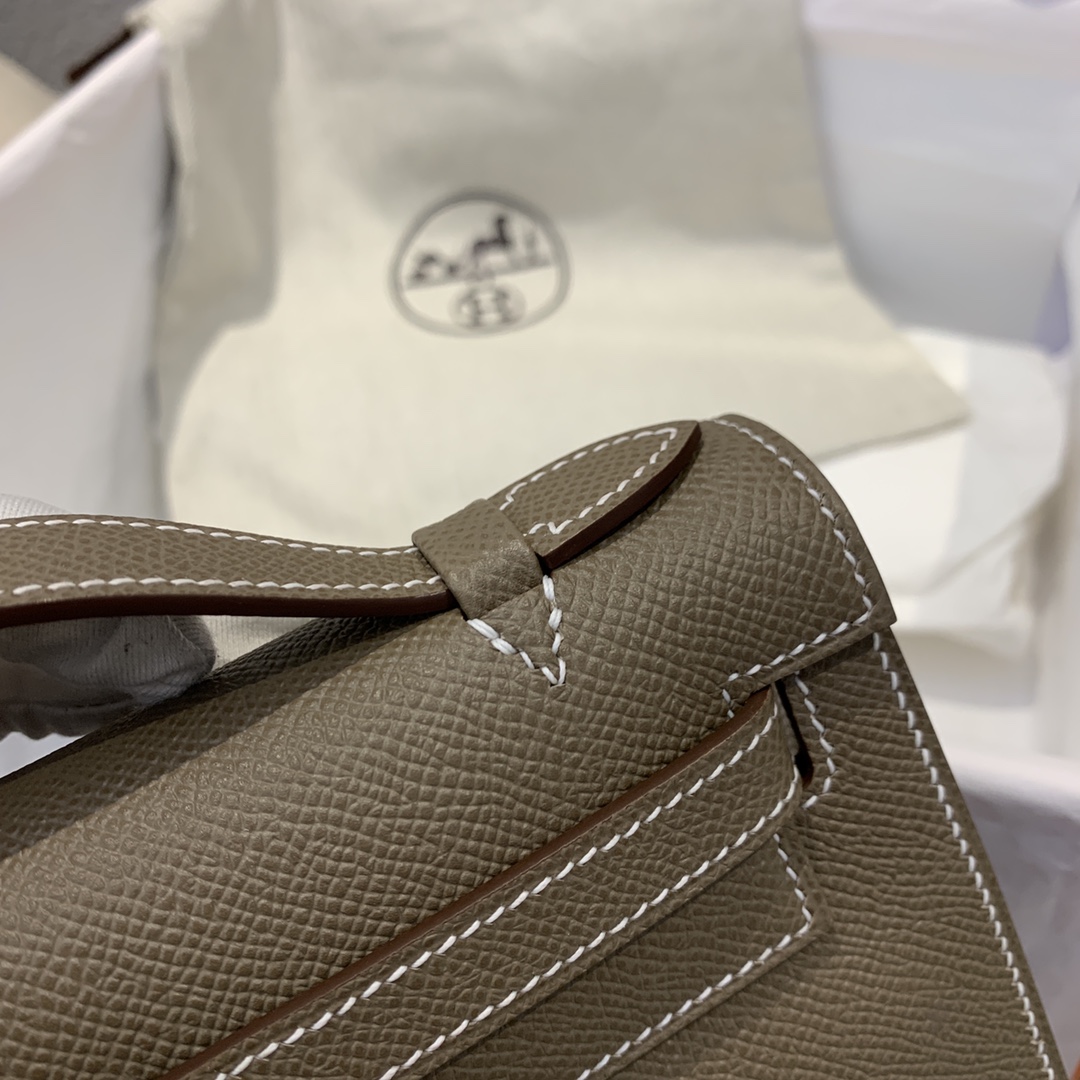 에르메스 미니 켈리백22 에토프 은장 앱송